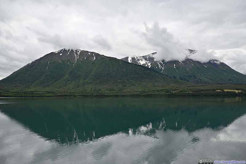 Mountains across Kenai Lake