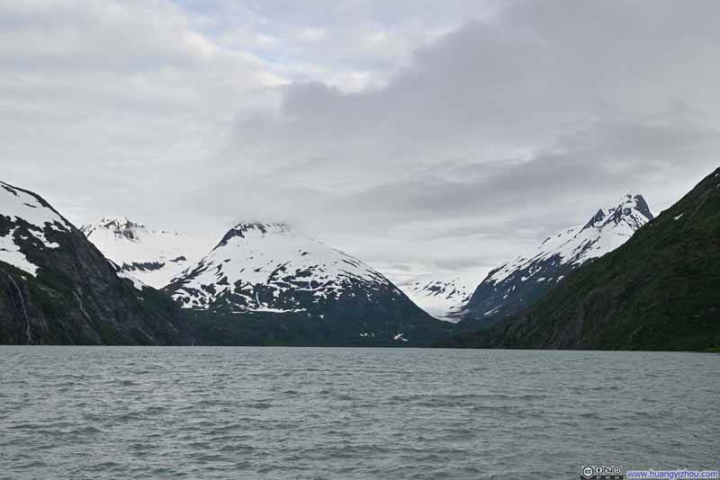 Mountains and Glaciers across Portage Lake