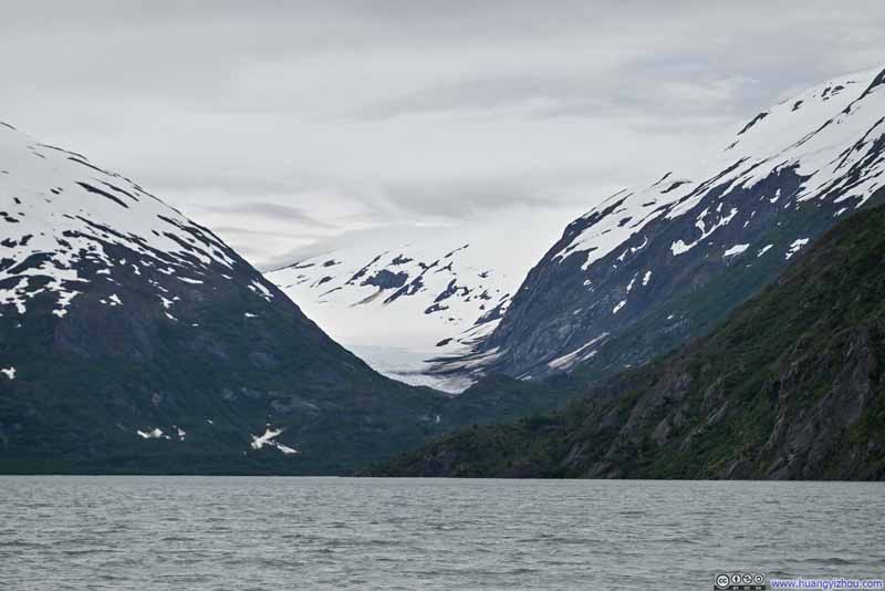Burns Glacier across Portage Lake