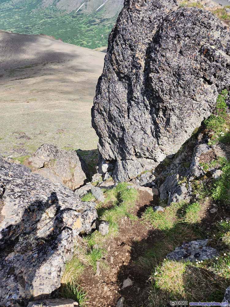 Easier Path onto McHugh Peak Summit Block