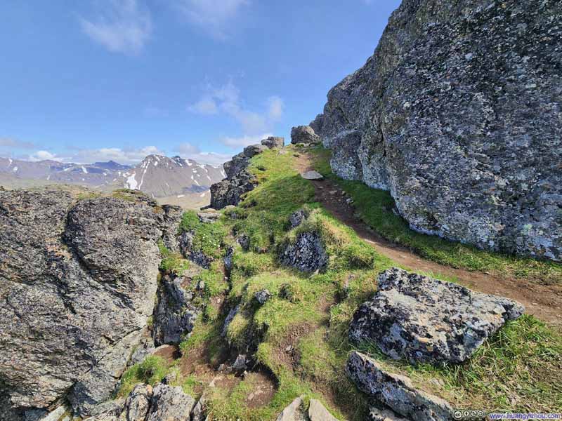 Passage on Summit Block of McHugh Peak