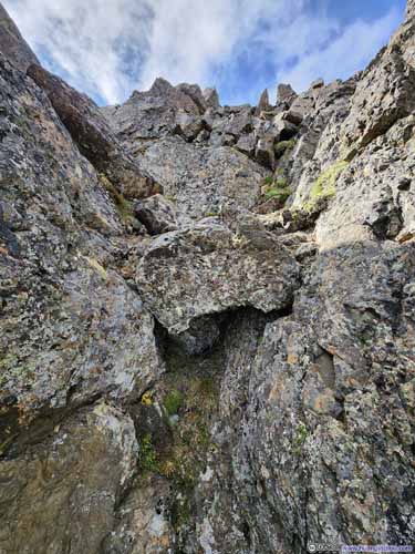 Steep Path to East Twin Peaks