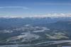 Matanuska River against Talkeetna Mountains