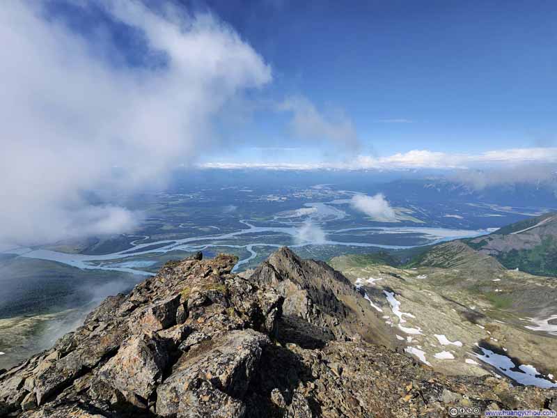 Mat-Su Valley from East Twin peak