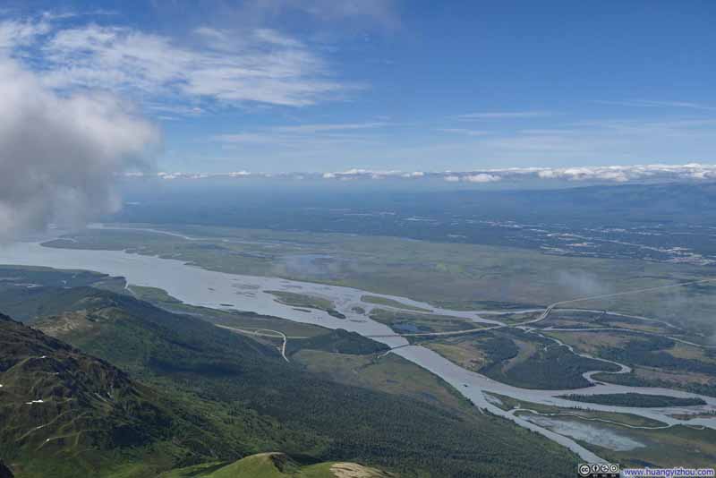 Knik Arm Flowing through Mat-Su Valley