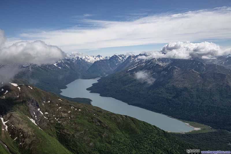 Overlooking Eklutna Lake