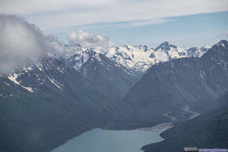 Mountains and Glaciers beyond Eklutna Lake