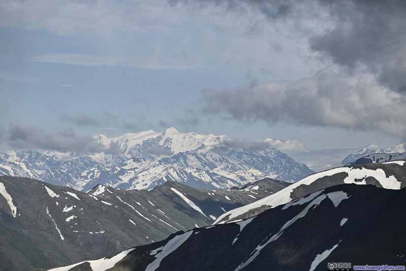 Distant Mt Marcus Baker and Knik Glacier