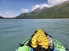 Kayaking on Eklutna Lake