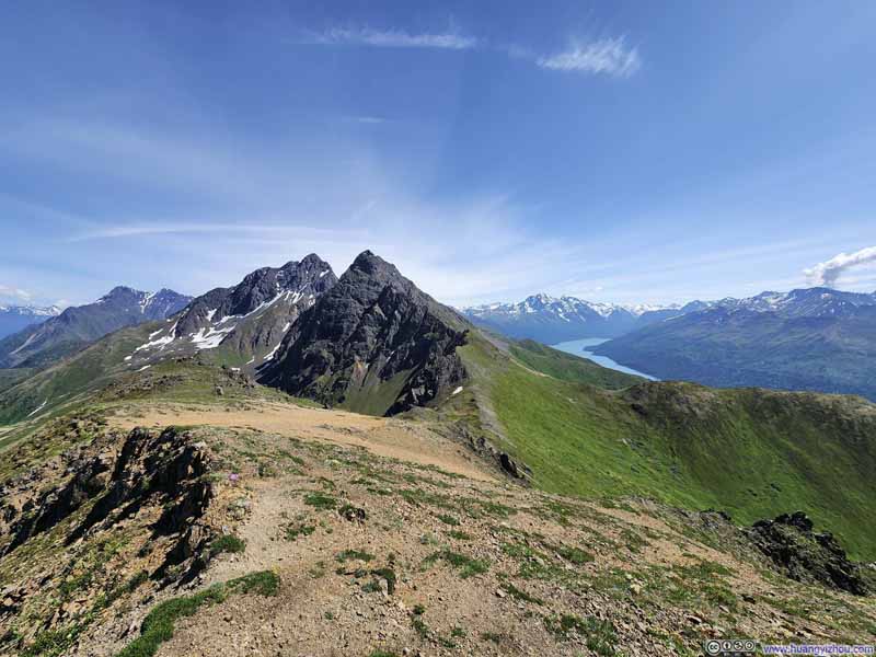 Twin Peaks overlooking Eklutna Lake