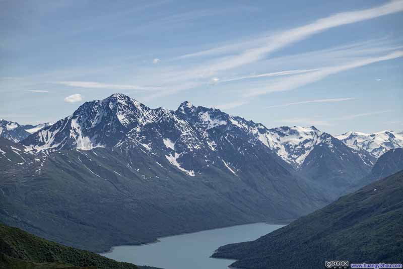 Bold Peak and Bashful Peak over Eklutna Lake