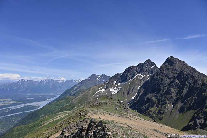 Mountains to the East of Mt POW