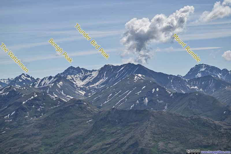 Mountains to the Southeast