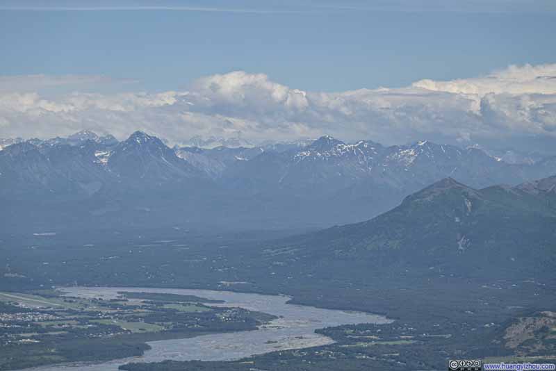 Talkeetna Mountains behind Lazy Mountain