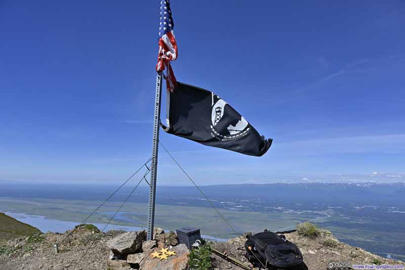 Flag on Mount POW