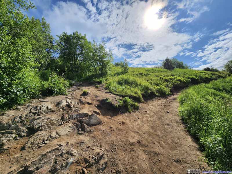 Steep Trail to Mt Baldy