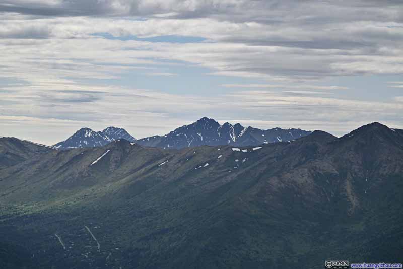 Temptation Peak beyond Mount Gordon Lyon