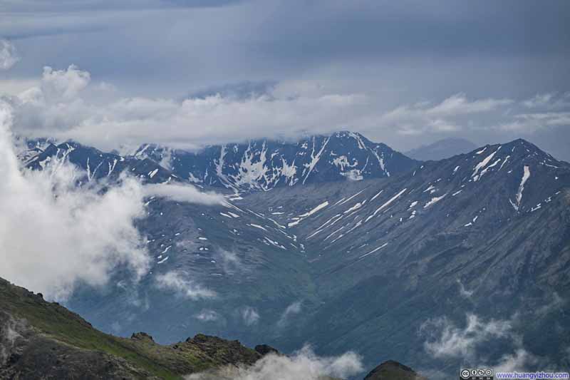 Cantata Peak behind Clouds