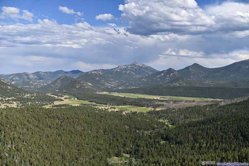 Overlooking Moraine Park and Beaver Meadows