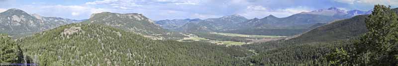 Mountains from Many Parks Overlook