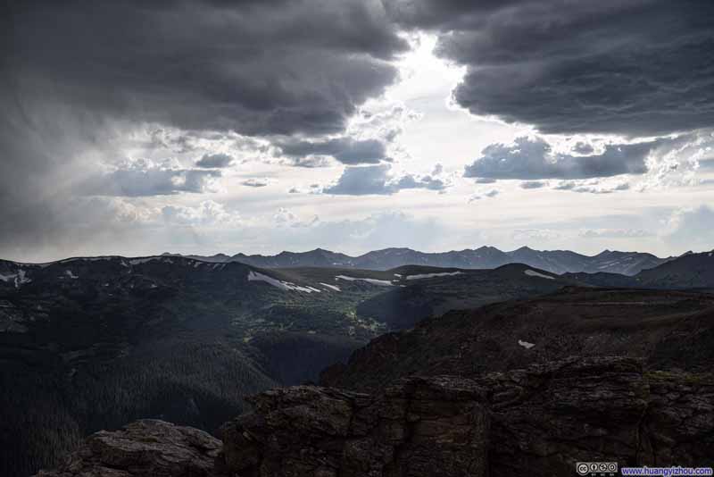 Mountains across Forest Canyon