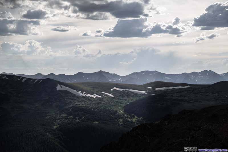 Mountains across Forest Canyon