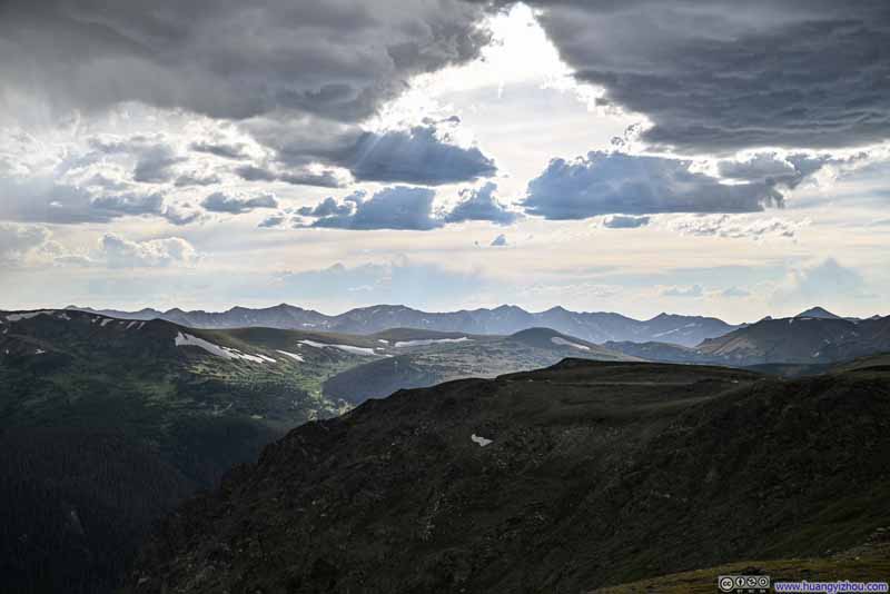 Mountains across Forest Canyon