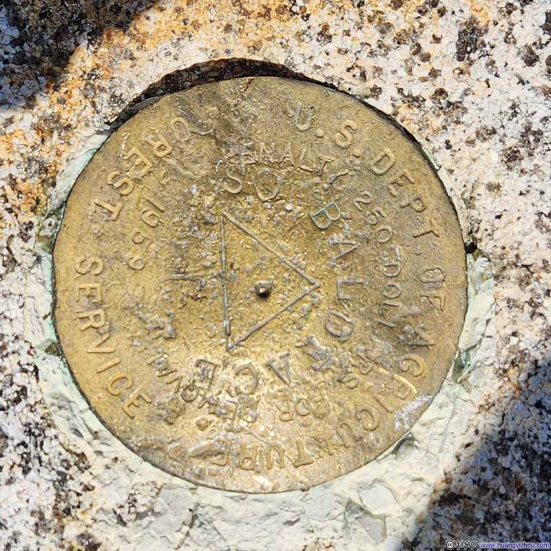 Summit Marker of South Baldface