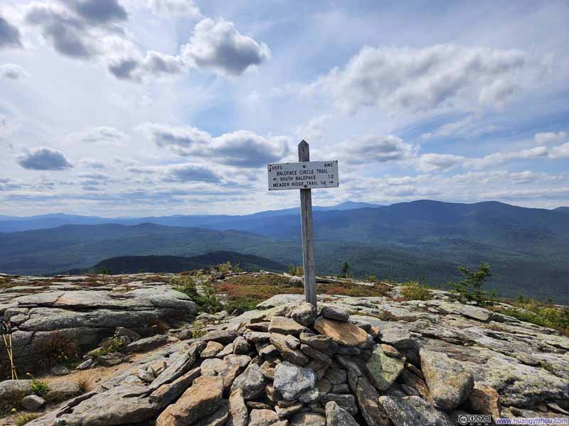 Sign at North Baldface