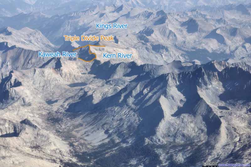 Kaweah Peaks Ridge from Triple Divide Peak