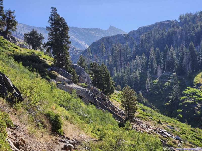 First Sight of Sawtooth Peak
