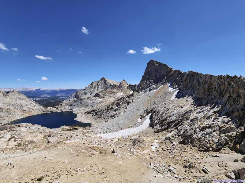 Columbine Lake and Sawtooth Peak