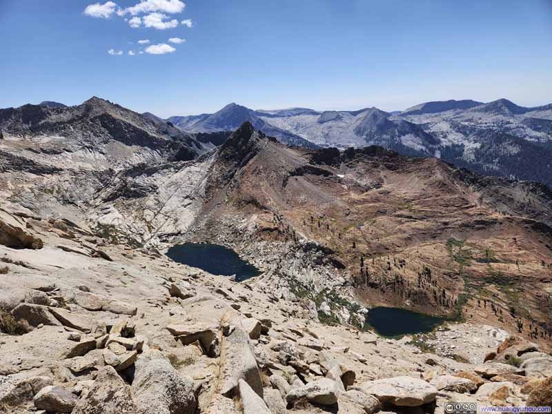 Overlooking Monarch Lakes