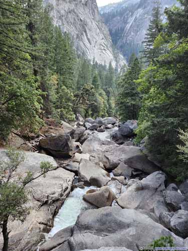 Cascades along Merced River