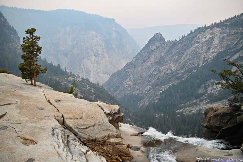 Upper Edge of Nevada Falls