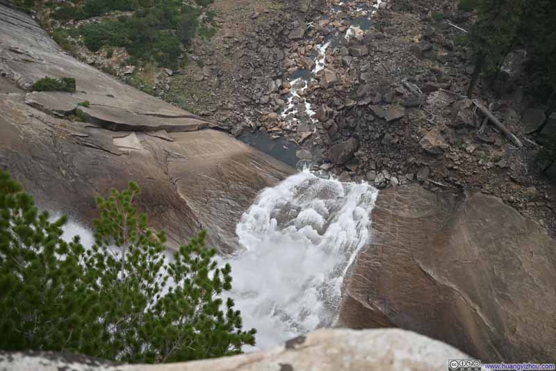 Overlooking Nevada Falls