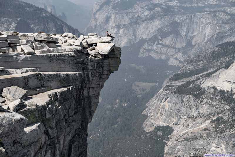 Sitting on Top of Half Dome