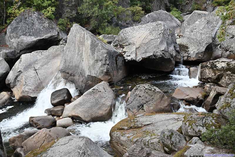 Cascades along Merced River