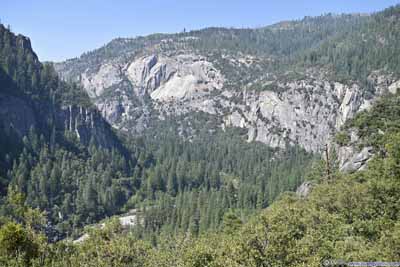 Cliffs along Merced River