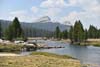 Fairview Dome and Marmot Dome beyond Tuolumne River