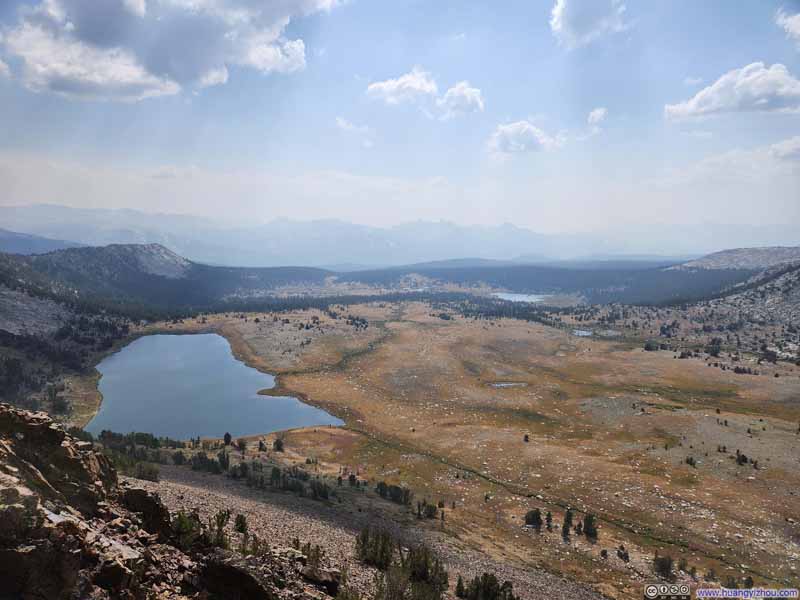 Middle Gaylor Lake and Distant Mountains