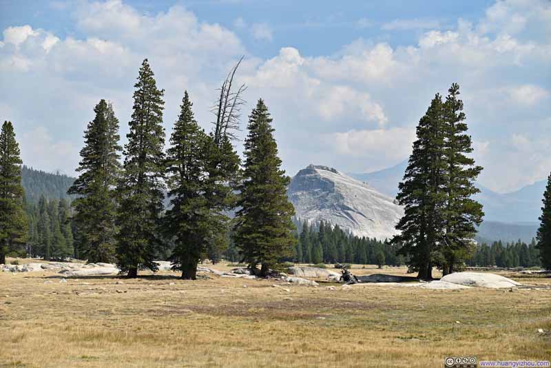 Lembert Dome beyond Tuolumne Meadows
