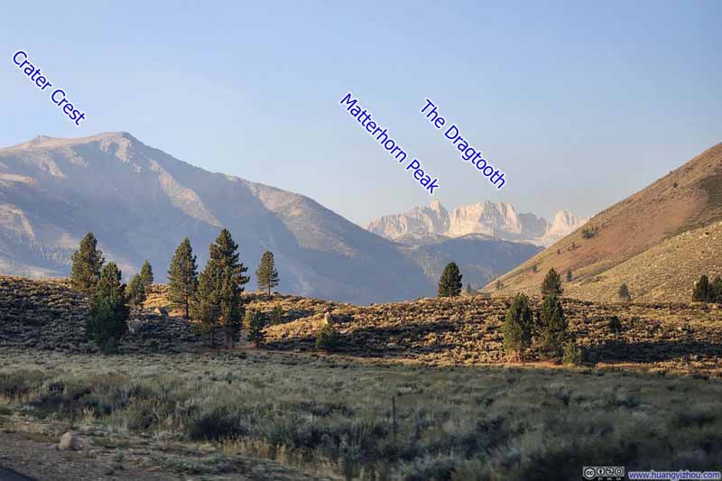 Sawtooth Ridge from Road