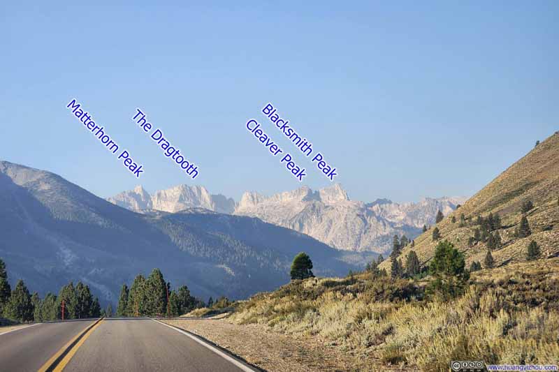 Sawtooth Ridge from Road