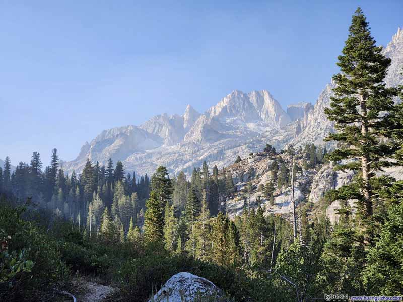 Sawtooth Ridge from Trail