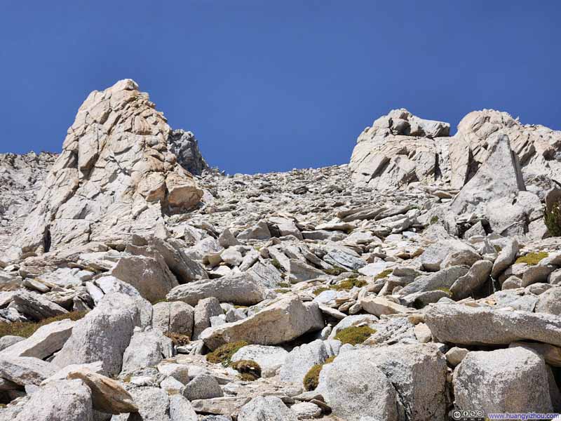 Steep Slope of Matterhorn Peak