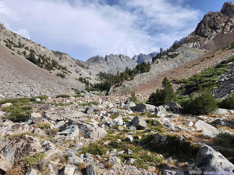 Faint Trail in Valley