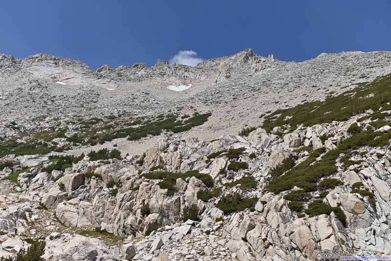 Steep Slope to Matterhorn Peak