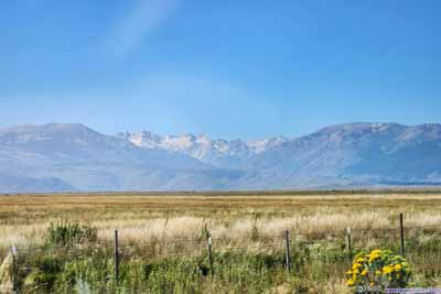 Sawtooth Ridge from Road