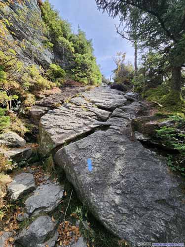 Steep Trail on Rocks